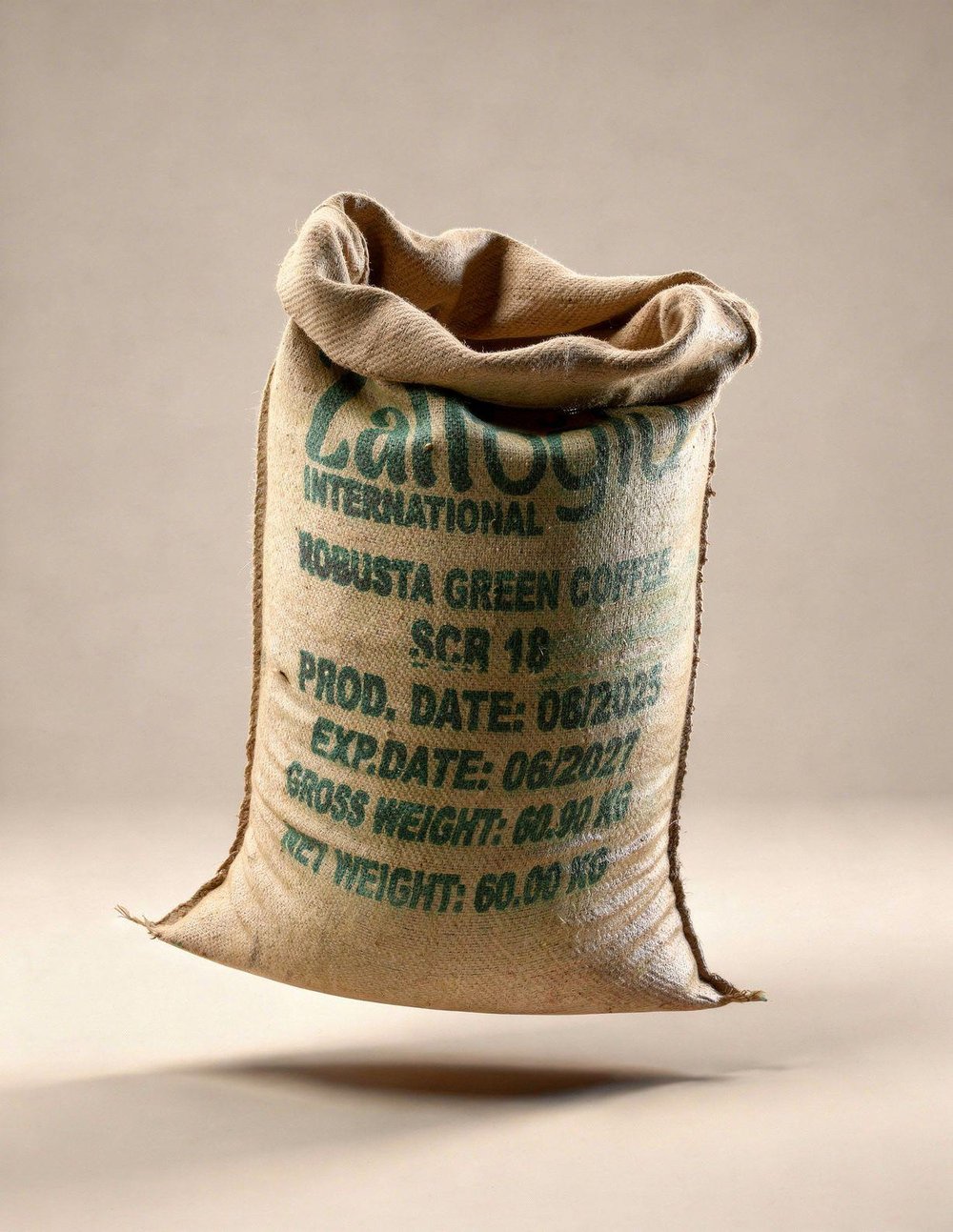Vietnam Robusta Grade 1 Green Coffee – 1 Sack 60 kg