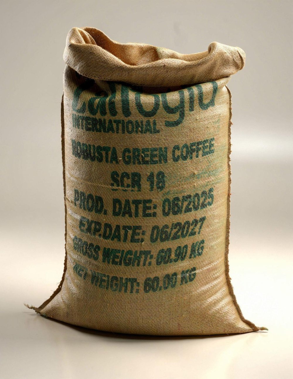 Vietnam Robusta Grade 1 Green Coffee – 1 Sack 60 kg