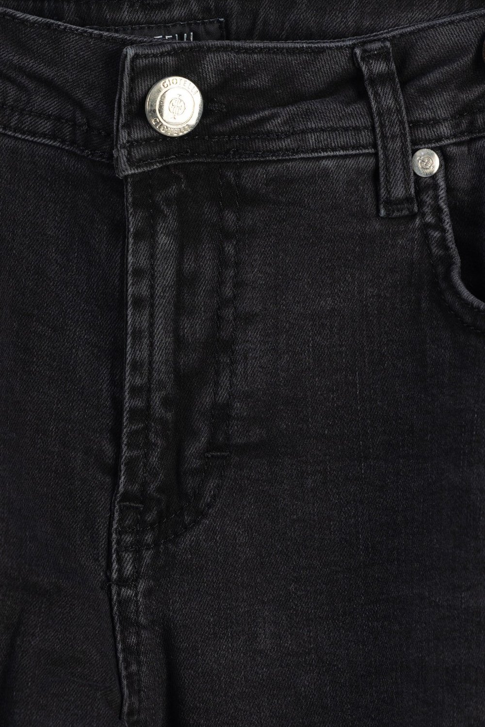 Giotelli Erkek Antrasit Dar Kesim Slim Fit Pamuklu Beş Cep Denim Pantolon