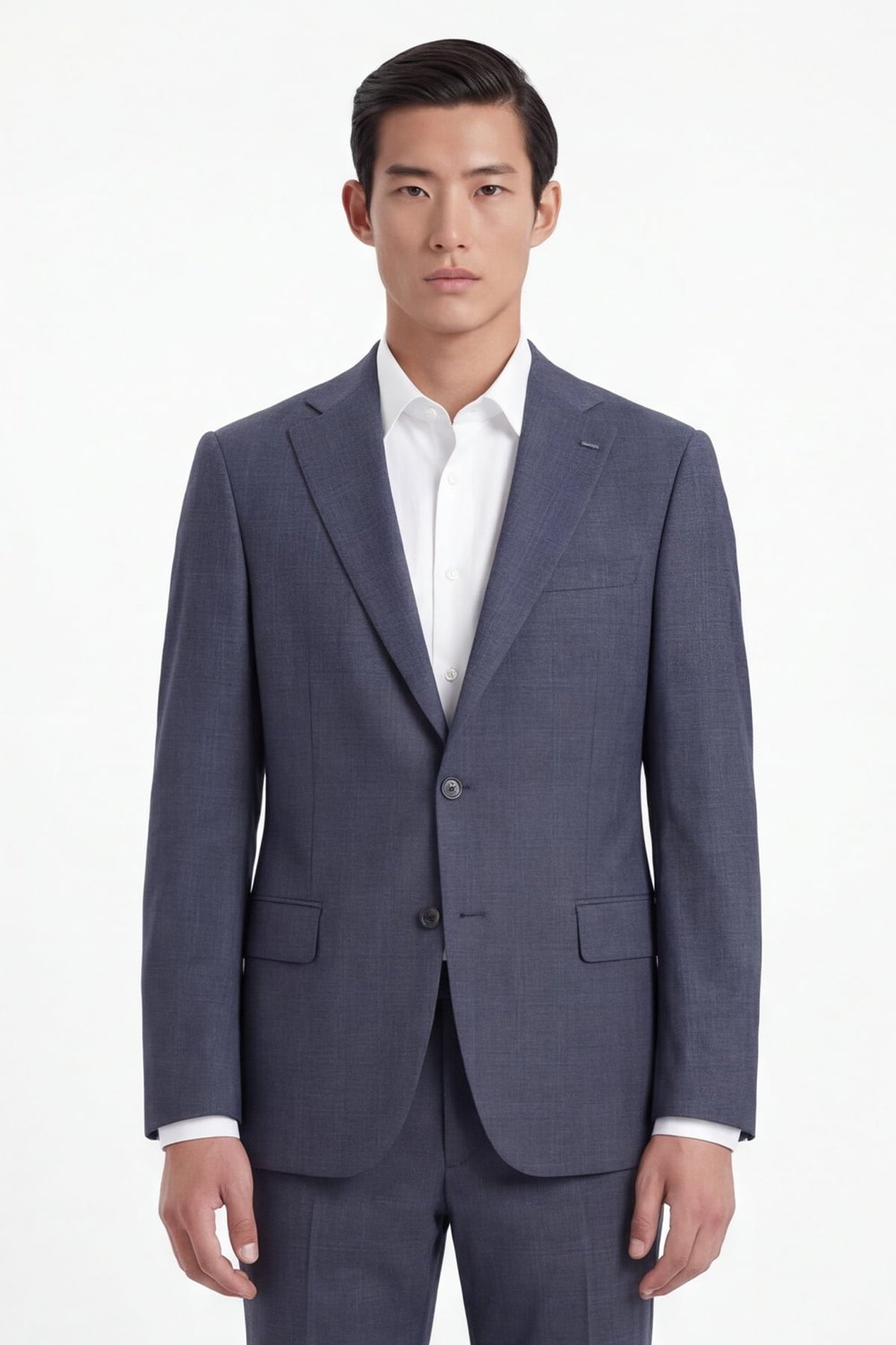 Giotelli Erkek Antrasit Dar Kesim Slim Fit Yünlü Dokuma Normal Bel 4 Drop Takım Elbise