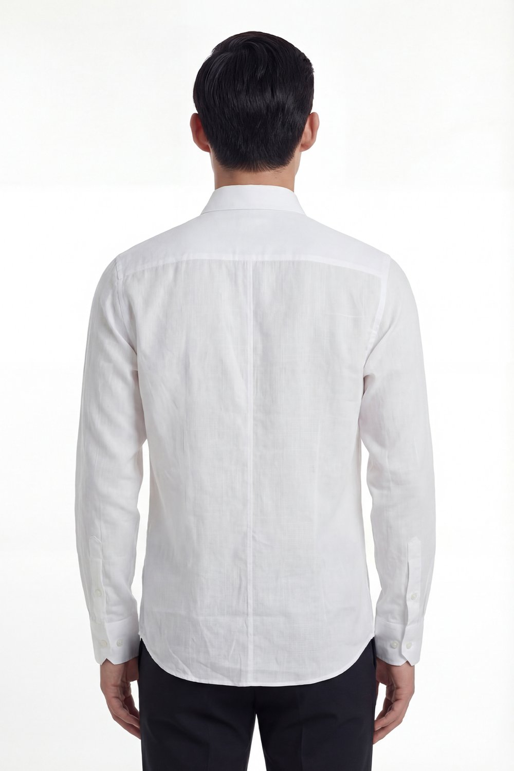 Giotelli Erkek Beyaz Dar Kesim Slim Fit %100 Pamuk Klasik Yaka Gömlek