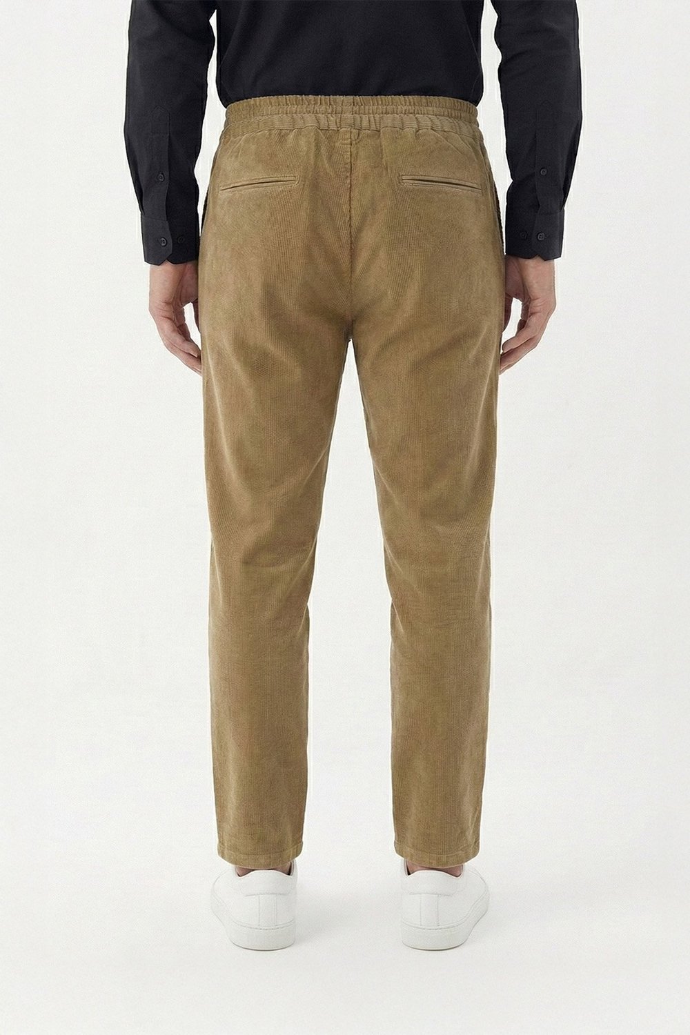 Giotelli Bej Dokuma Kumaş Normal Bel Standart Boy Erkek Pantolon