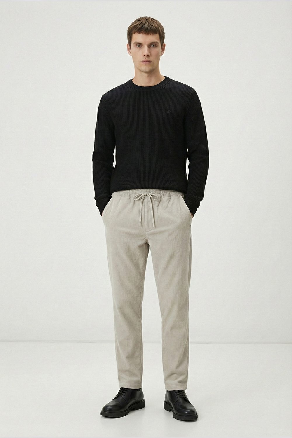 Giotelli Kemik Dokuma Kumaş Normal Bel Standart Boy Erkek Pantolon