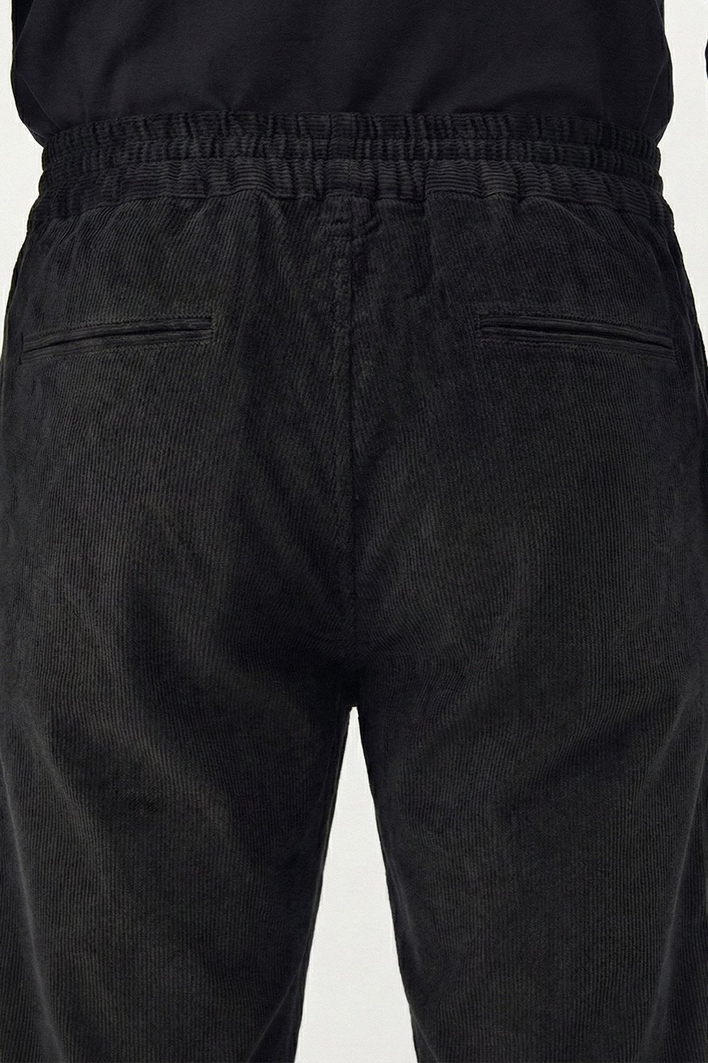Giotelli Siyah Dokuma Kumaş Normal Bel Standart Boy Erkek Pantolon