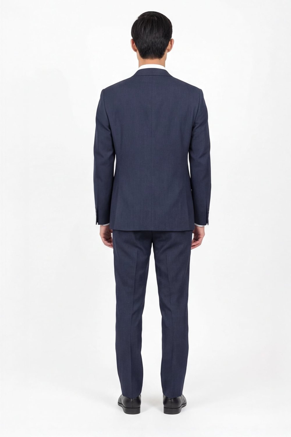 Giotelli Erkek Lacivert Dar Kesim Slim Fit Viskon Dokuma Normal Bel 6 Drop Takım Elbise