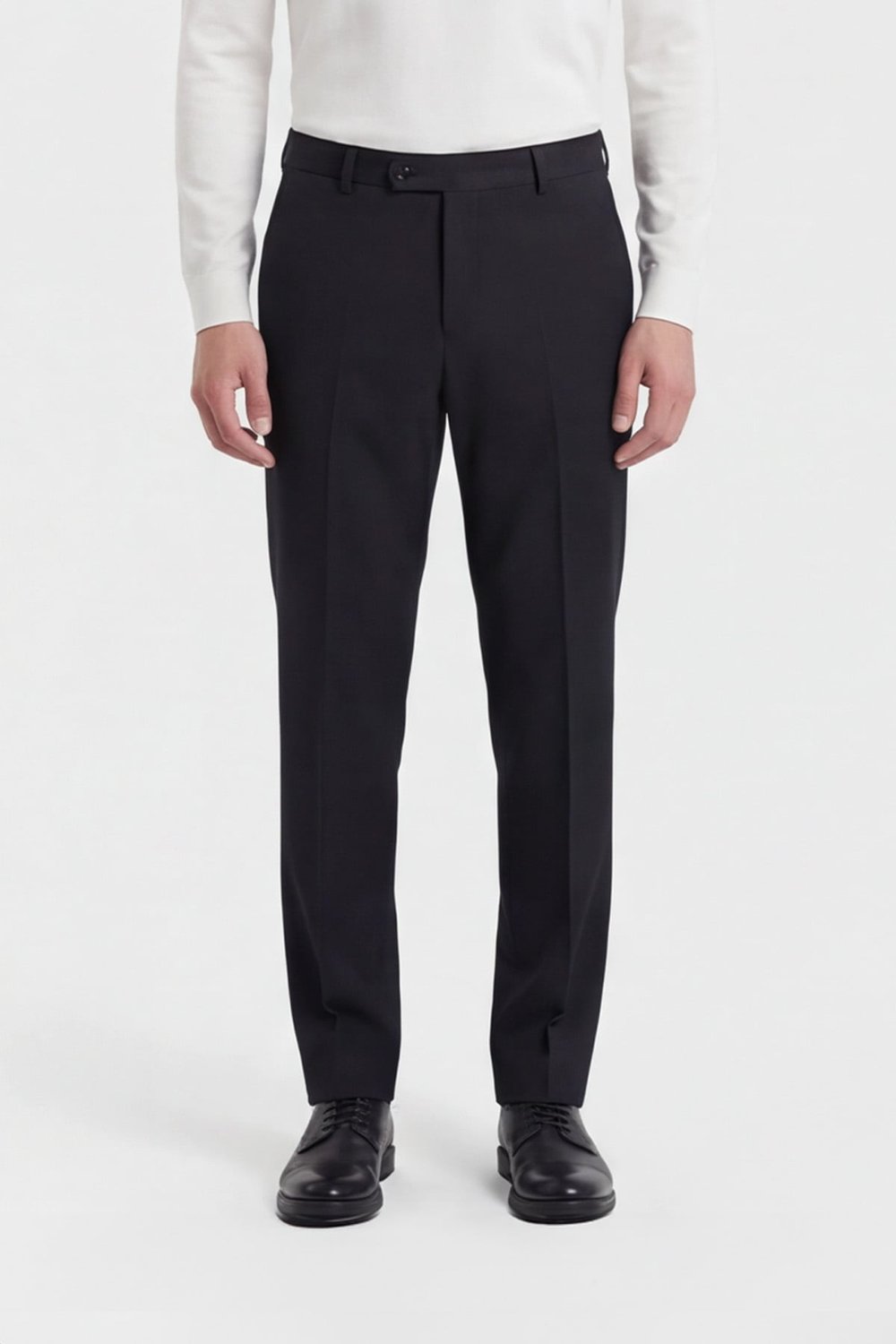 Giotelli Erkek Siyah Dar Kesim Slim Fit Yan Cep Normal Bel Pantolon