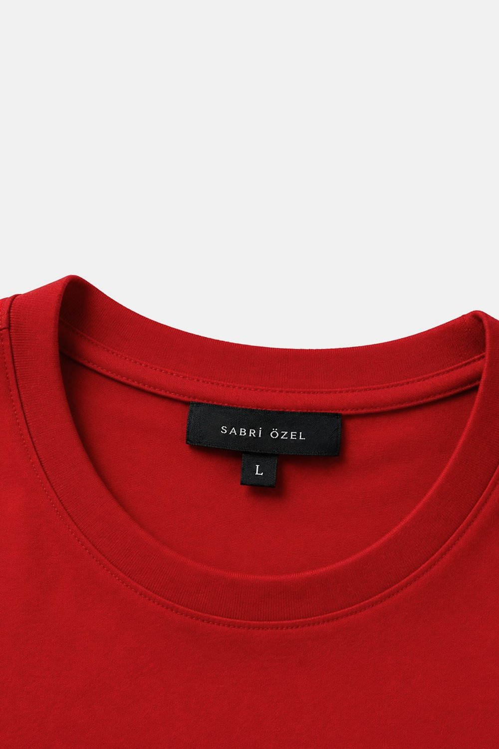 Bayrak Kırmızısı %100 Pamuk Regular Fit Bisiklet Yaka Basic T-shirt