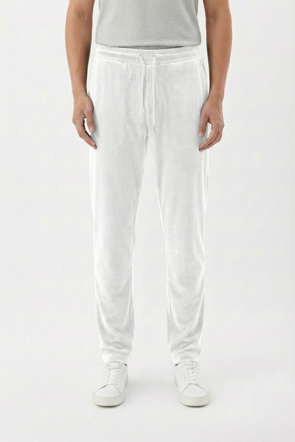 Giotelli Beyaz Regular Fit Jogger Eşofman Altı