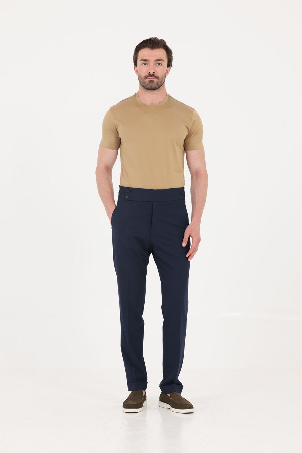 Camel %100 Pamuk Regular Fit Bisiklet Yaka Basic T-shirt