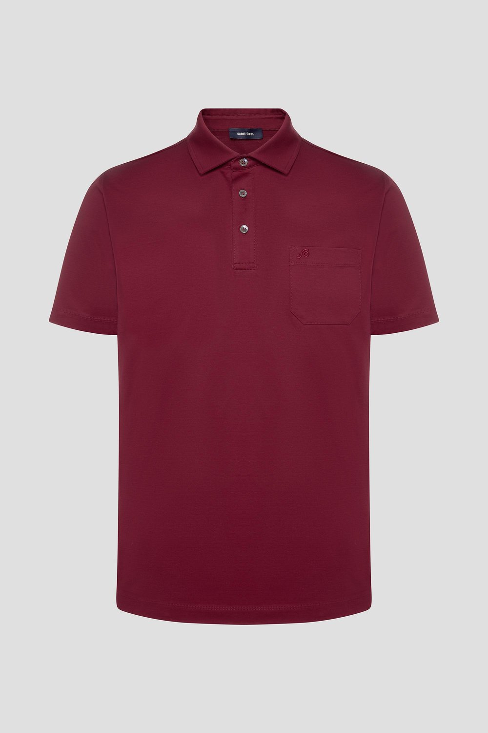 Kırmızı %100 Pamuk Regular Fit Cepli Polo Yaka T-shirt