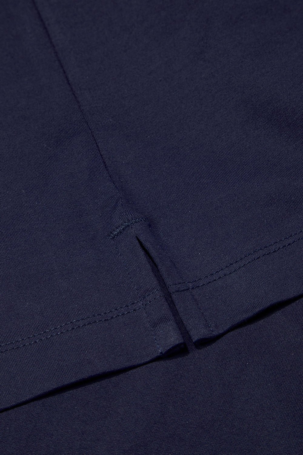 Cep Detaylı Düğmeli Polo Yaka Erkek T-Shirt Lacivert