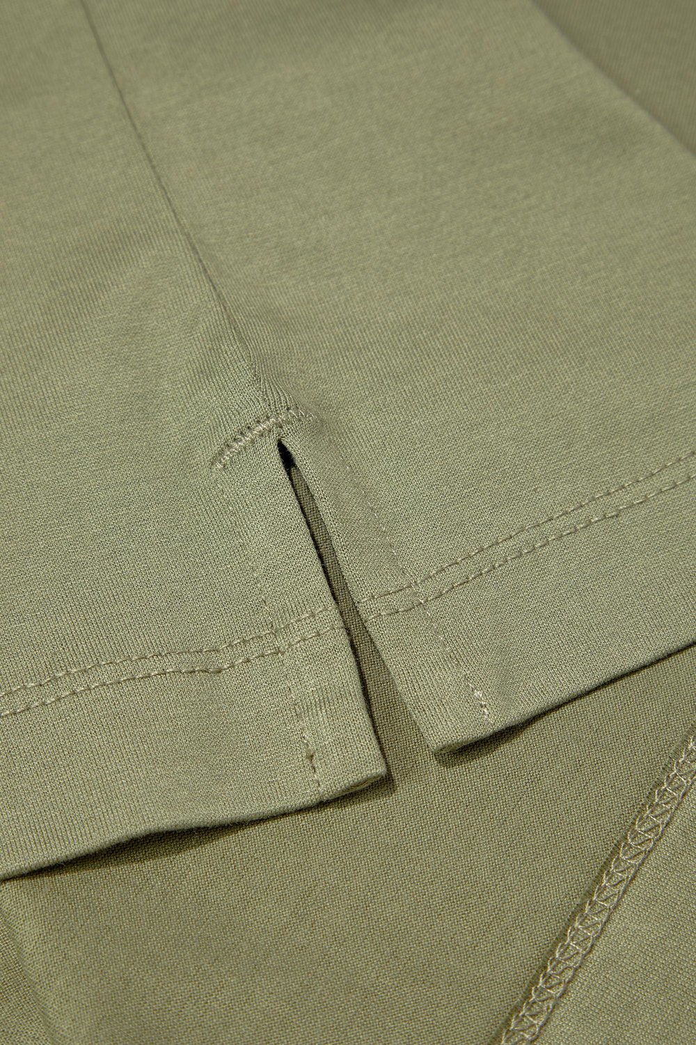 Yeşil %100 Pamuk Regular Fit Cepli Polo Yaka T-shirt