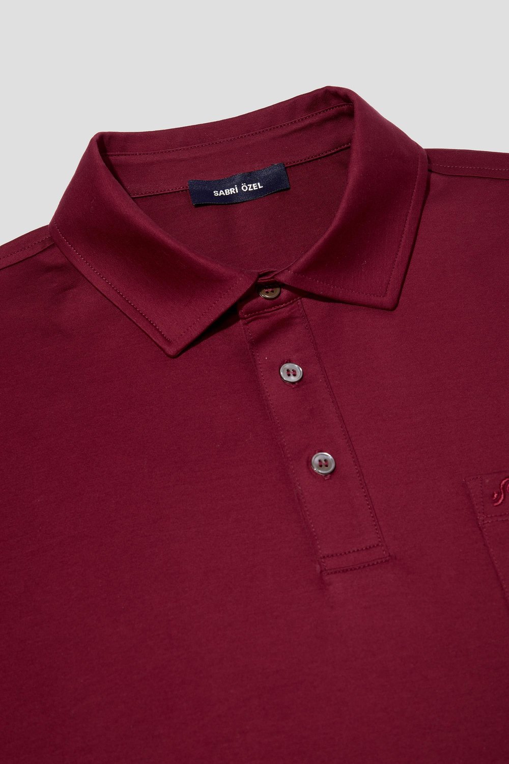 Kırmızı %100 Pamuk Regular Fit Cepli Polo Yaka T-shirt