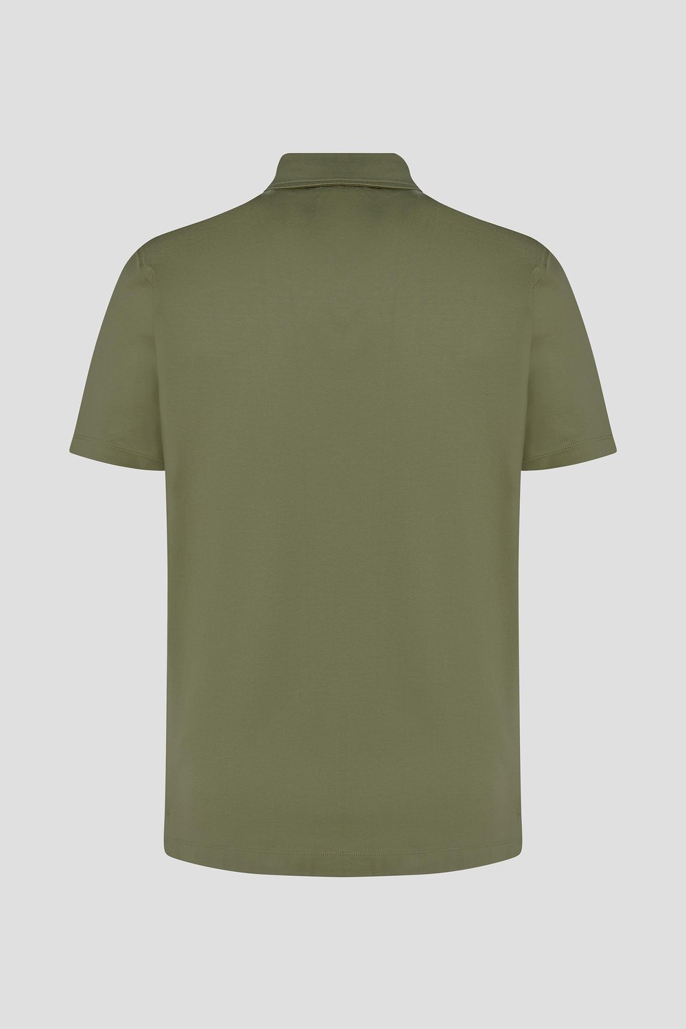 Yeşil %100 Pamuk Regular Fit Cepli Polo Yaka T-shirt
