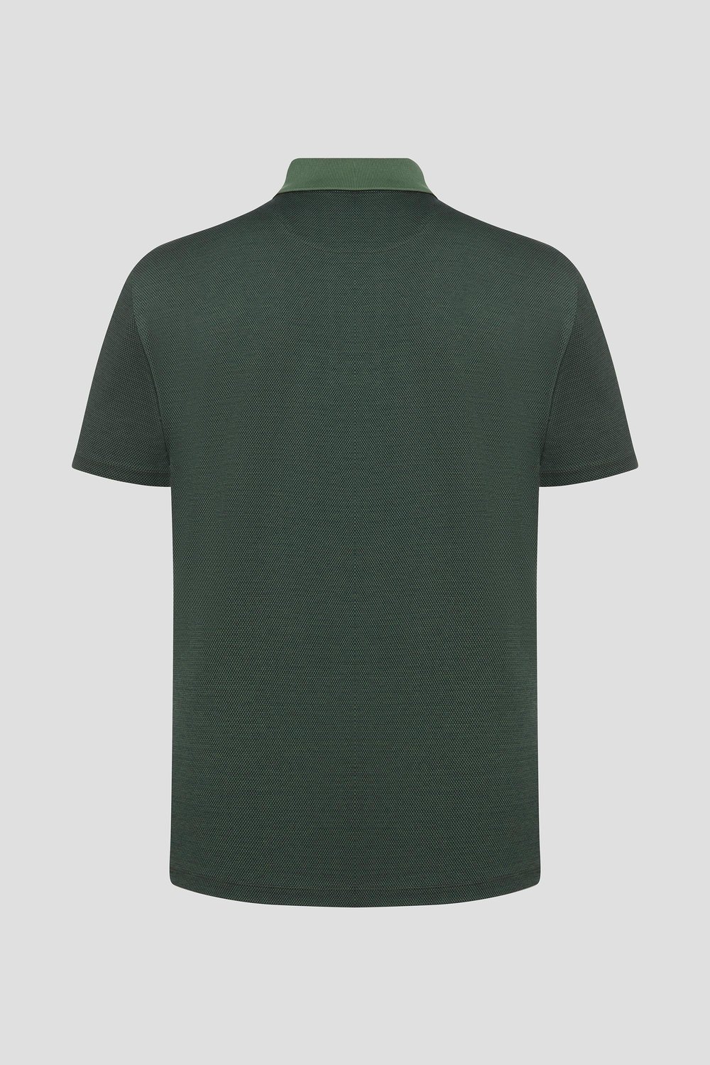 Cep Detaylı Jakar Desenli Polo Yaka Erkek T-Shirt Lacivert