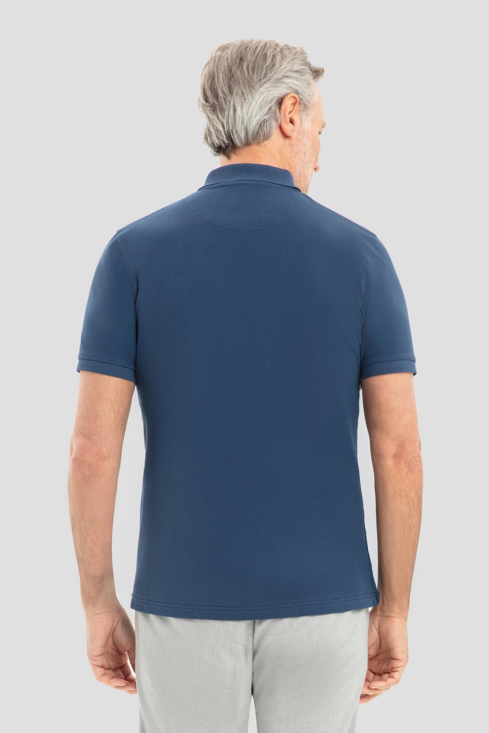 İndigo %100 Pamuk Regular Fit Klasik Polo Yaka T-shirt