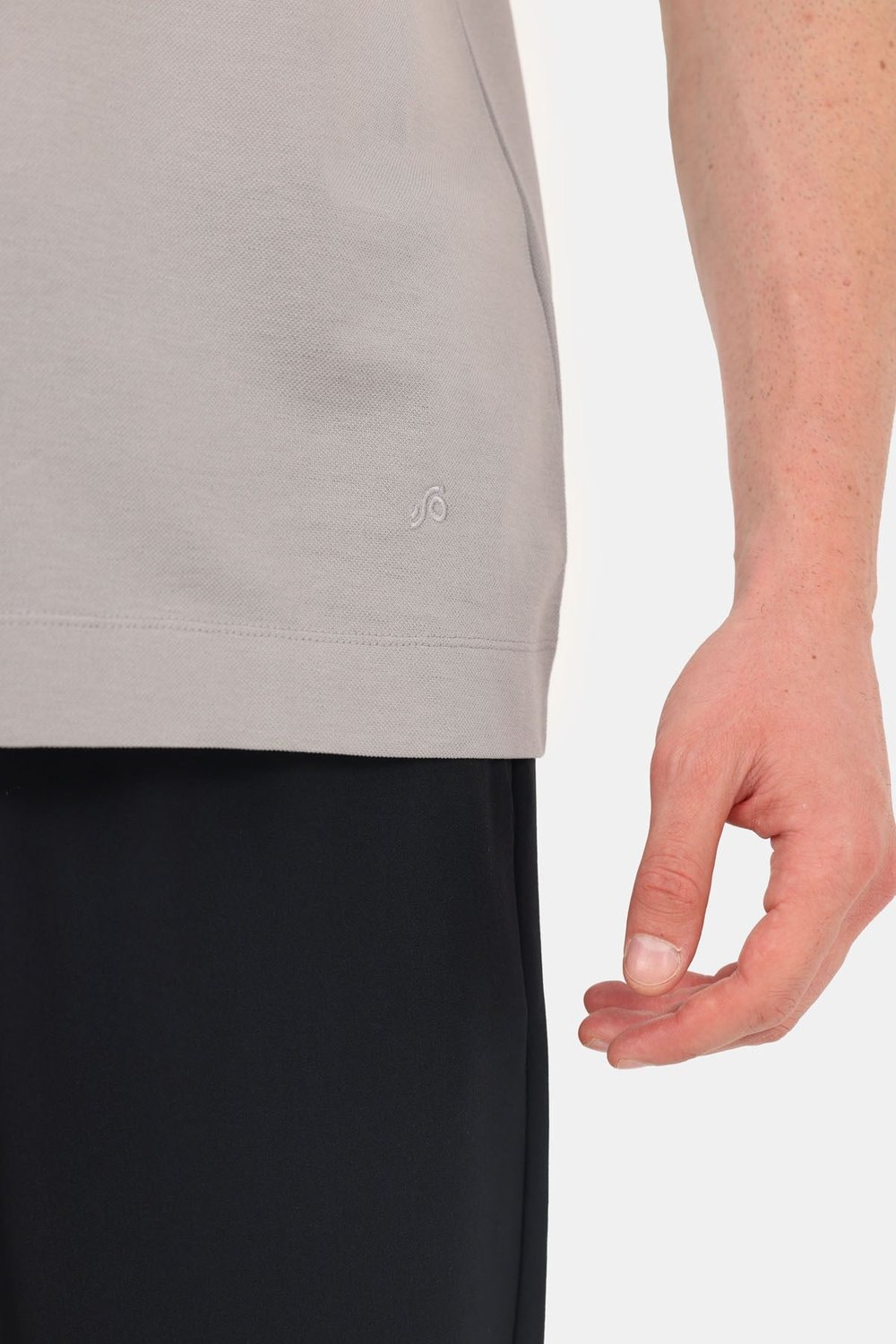 Erkek Gri Normal Kesim Regular Fit %100 Pamuk Dokuma Bisiklet Yaka Basic T-Shirt