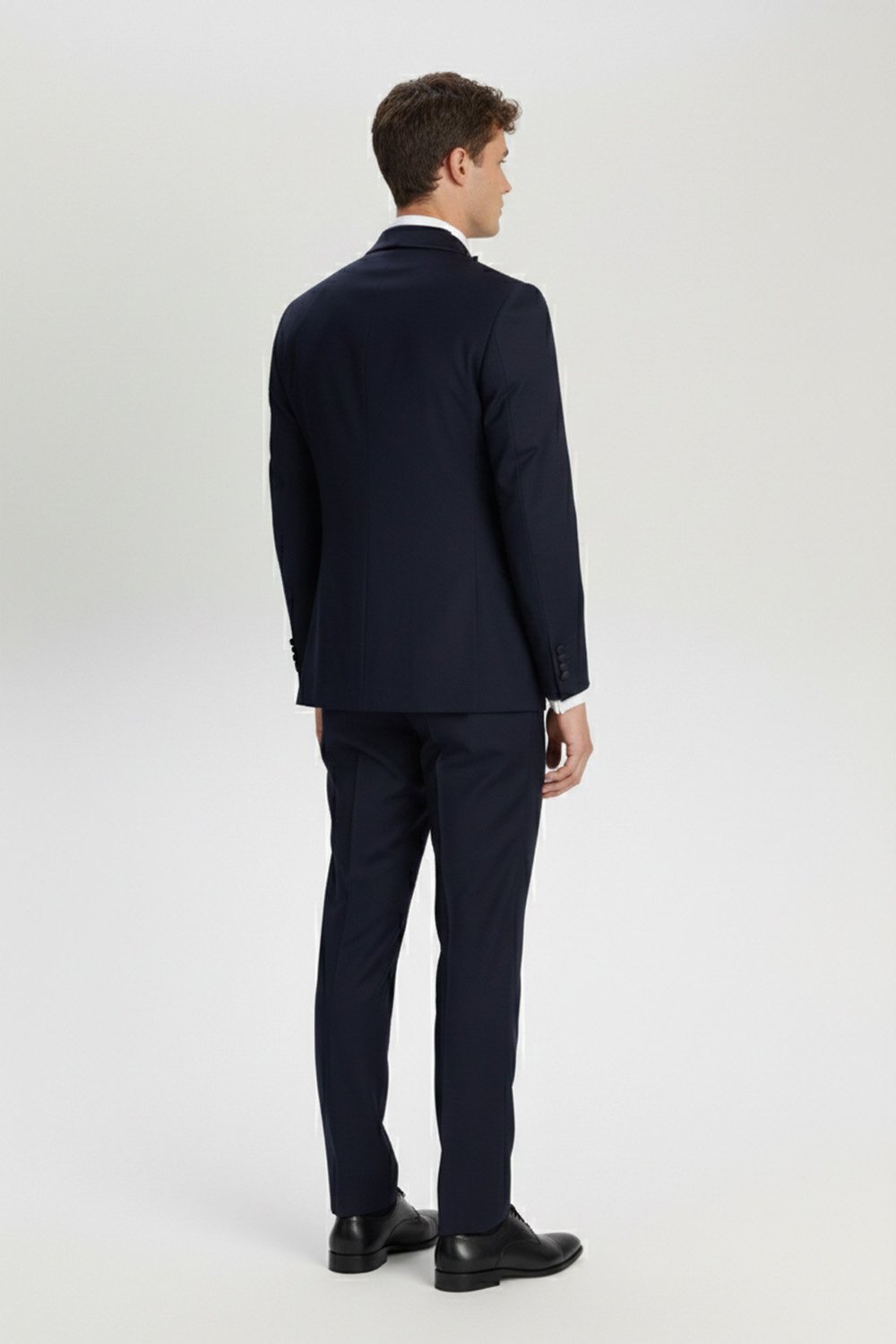 Giotelli Erkek Lacivert Slim Fit Şal Yaka Klasik Smokin & Damatlık