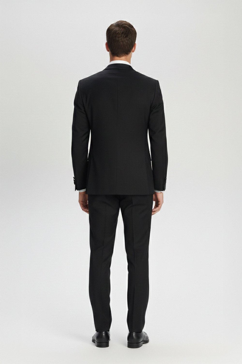 Giotelli Erkek Siyah Slim Fit Sivri Yaka Klasik Smokin & Damatlık