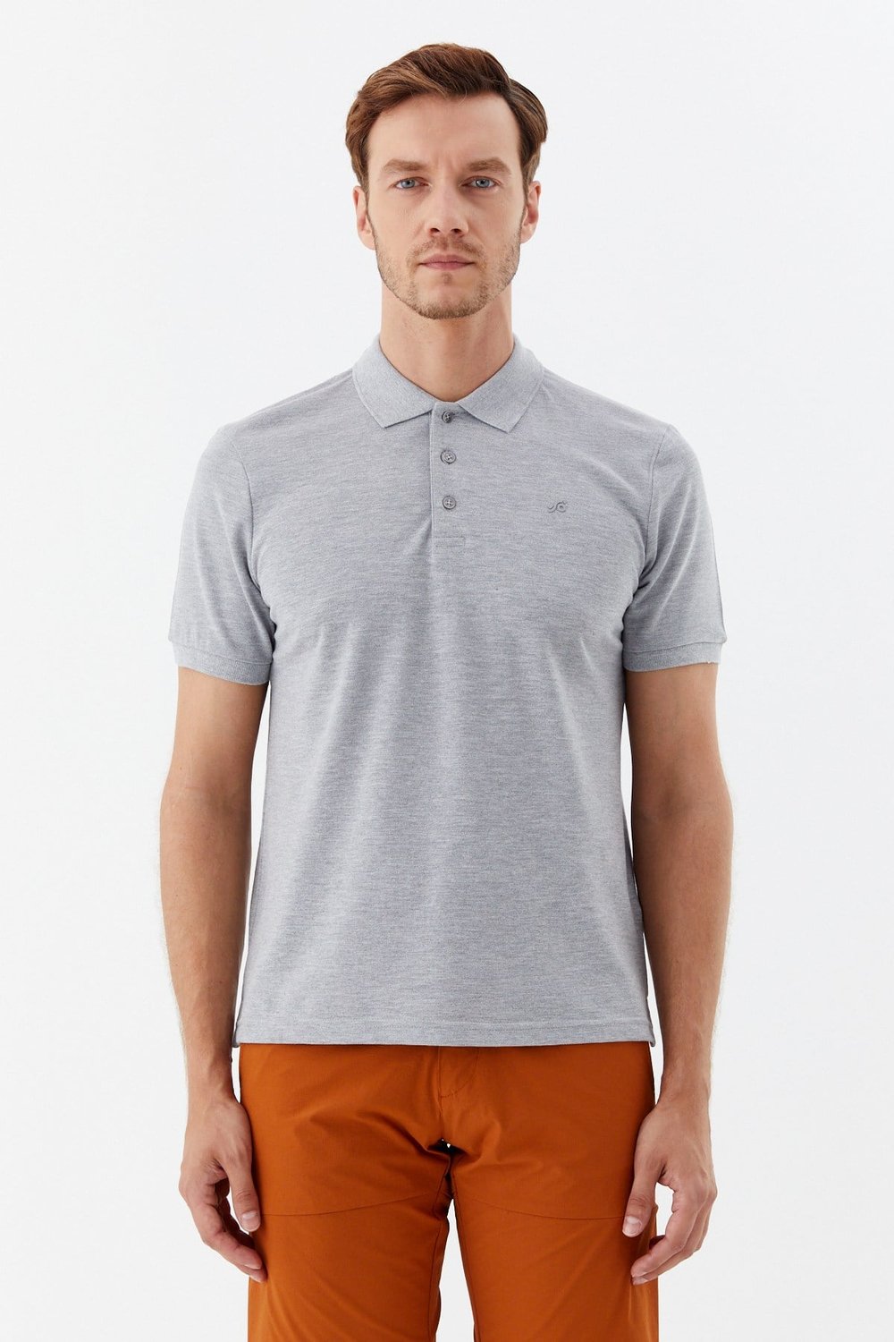 Gri Melanj 30/1 Tek Toplama Pike Polo