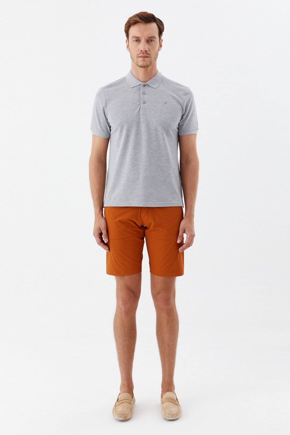Gri Melanj 30/1 Tek Toplama Pike Polo