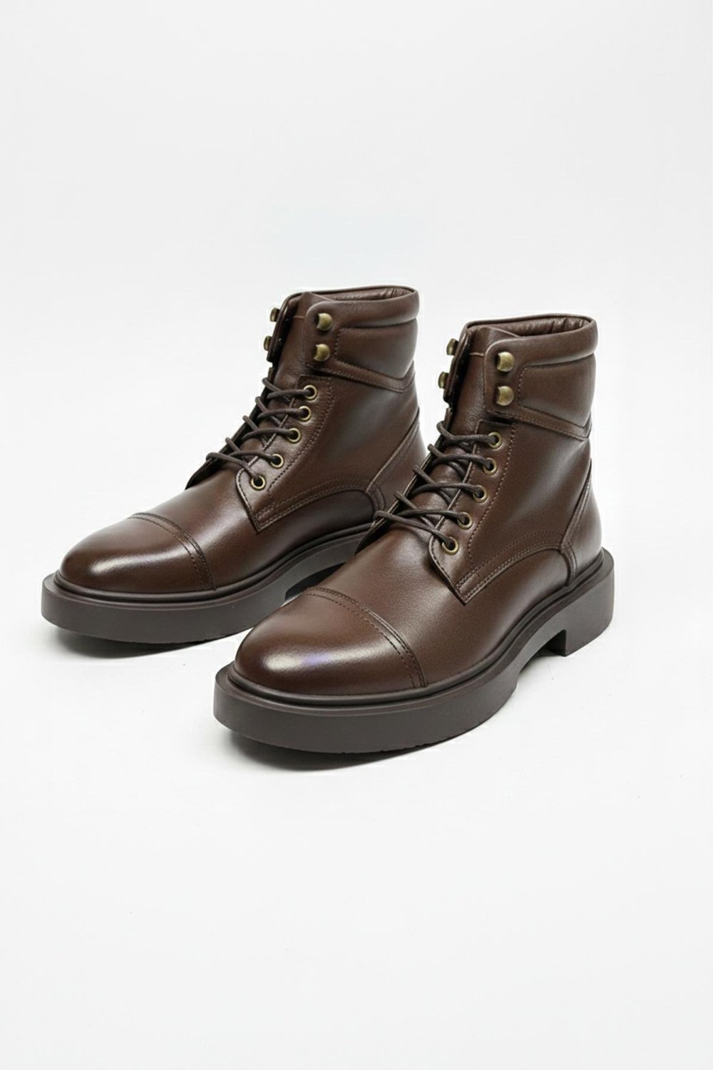 Giotelli Erkek Kahverengi Hakiki Deri Bağcıklı Casual Bot