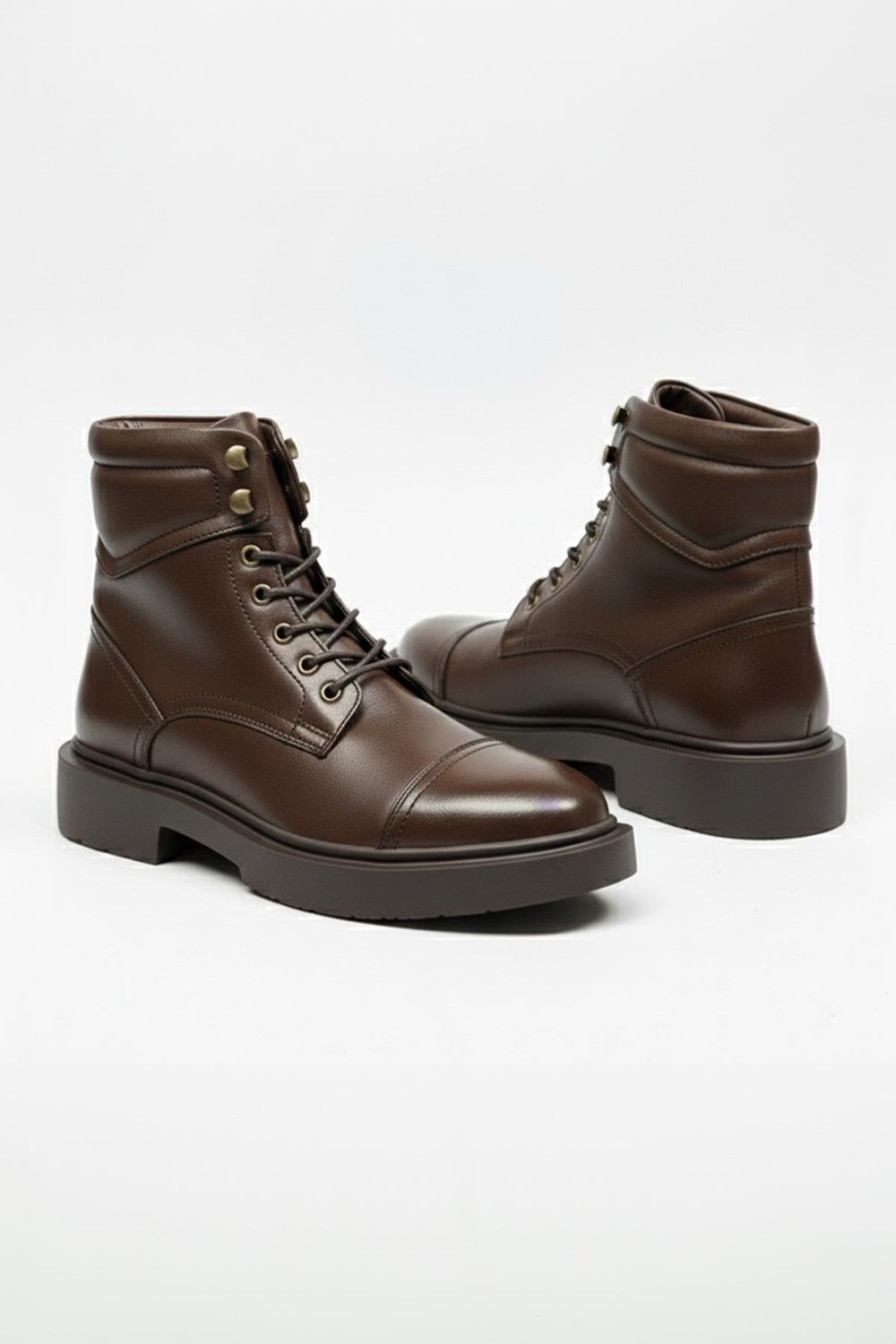 Giotelli Erkek Kahverengi Hakiki Deri Bağcıklı Casual Bot