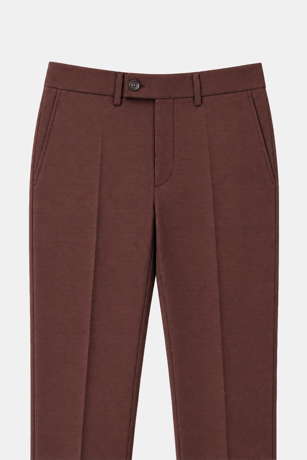 Kiremit Slim Fit Normal Bel 6 Drop Mono Yaka Takım Elbise