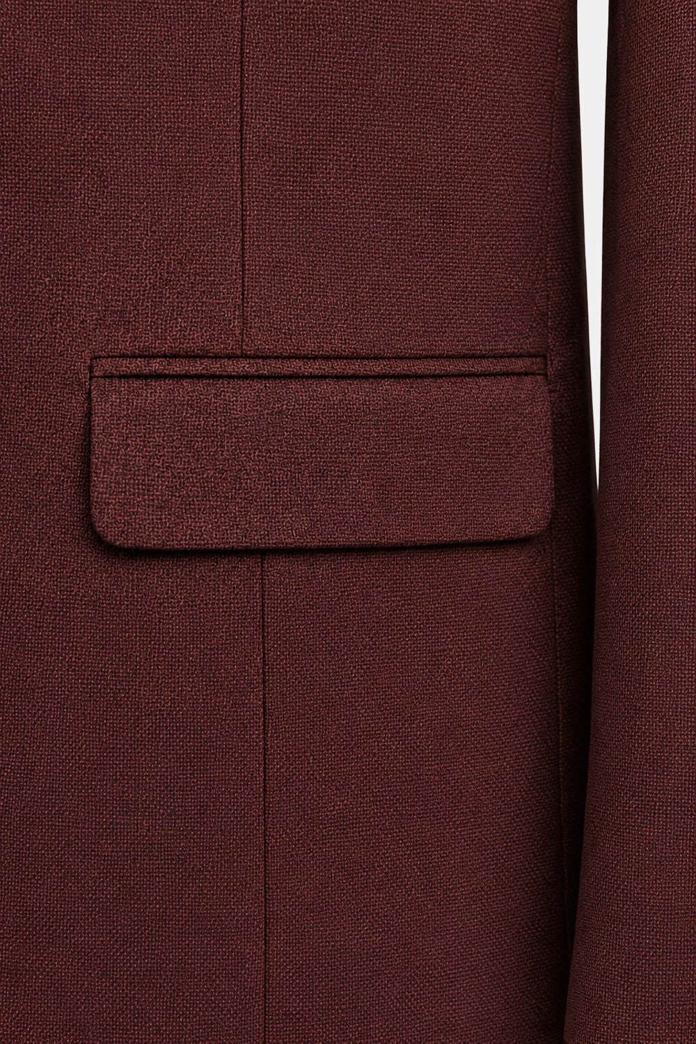 Kiremit Slim Fit Normal Bel 6 Drop Mono Yaka Takım Elbise
