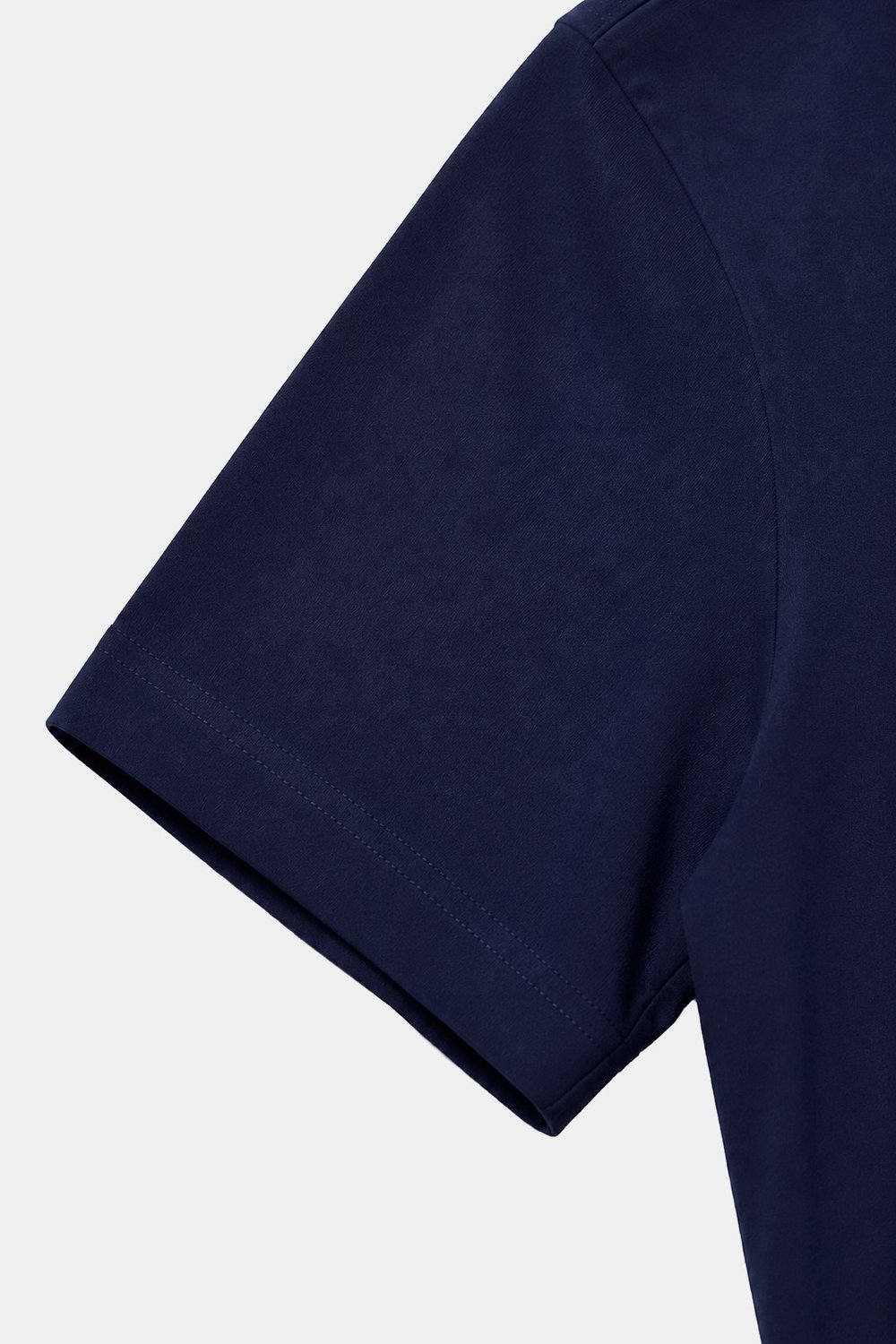 Lacivert %100 Pamuk Bisiklet Yaka Düz Renk Basic T-Shirt