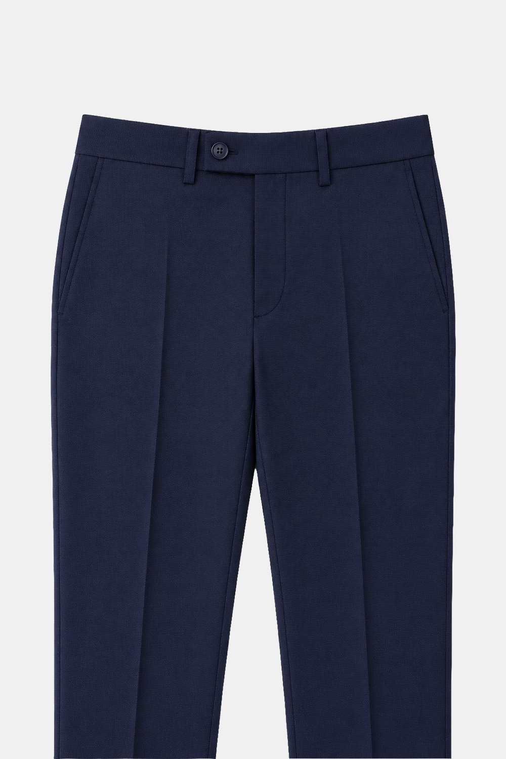Lacivert Slim Fit Normal Bel 6 Drop Mono Yaka Takım Elbise