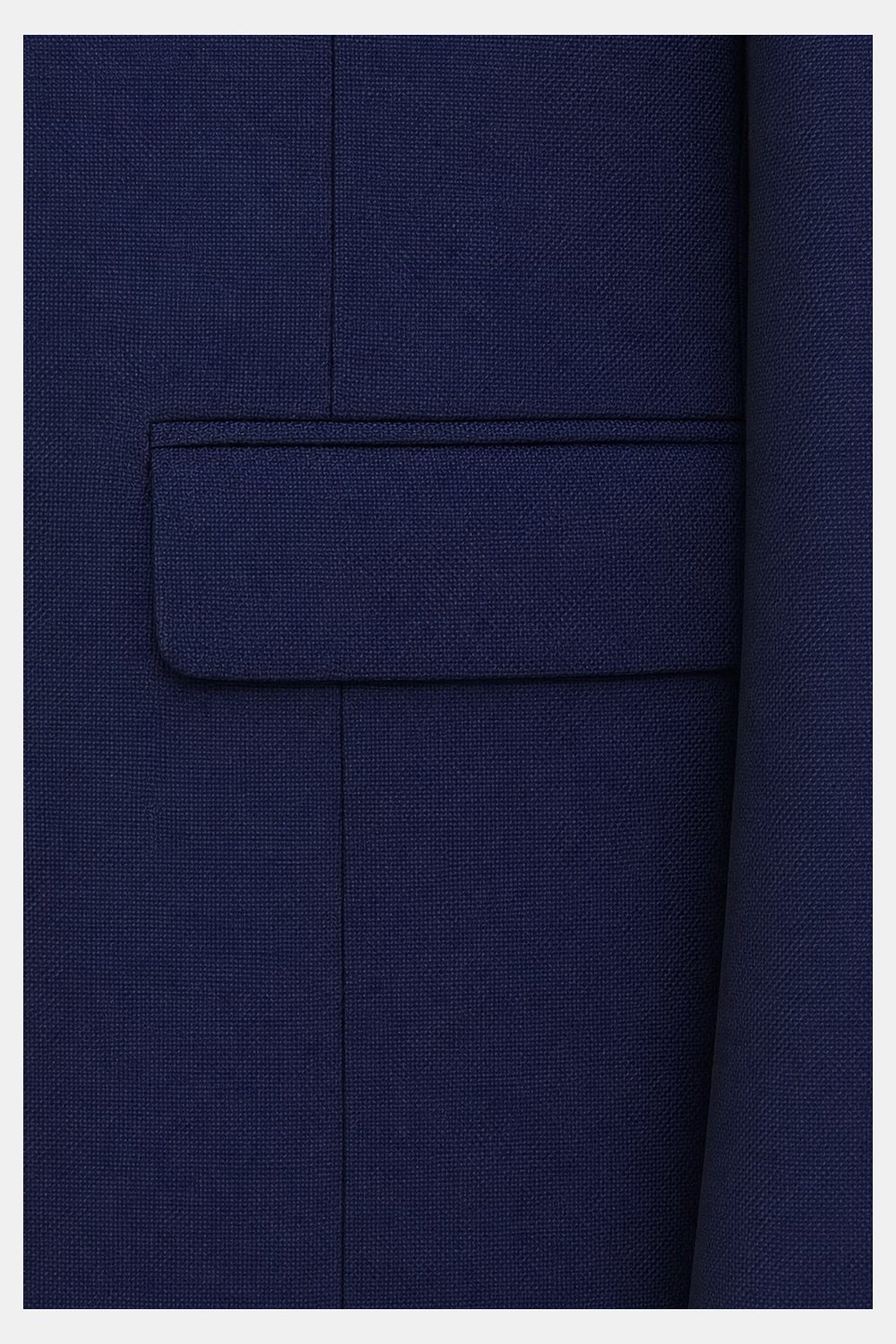 Lacivert Slim Fit Normal Bel 6 Drop Mono Yaka Takım Elbise