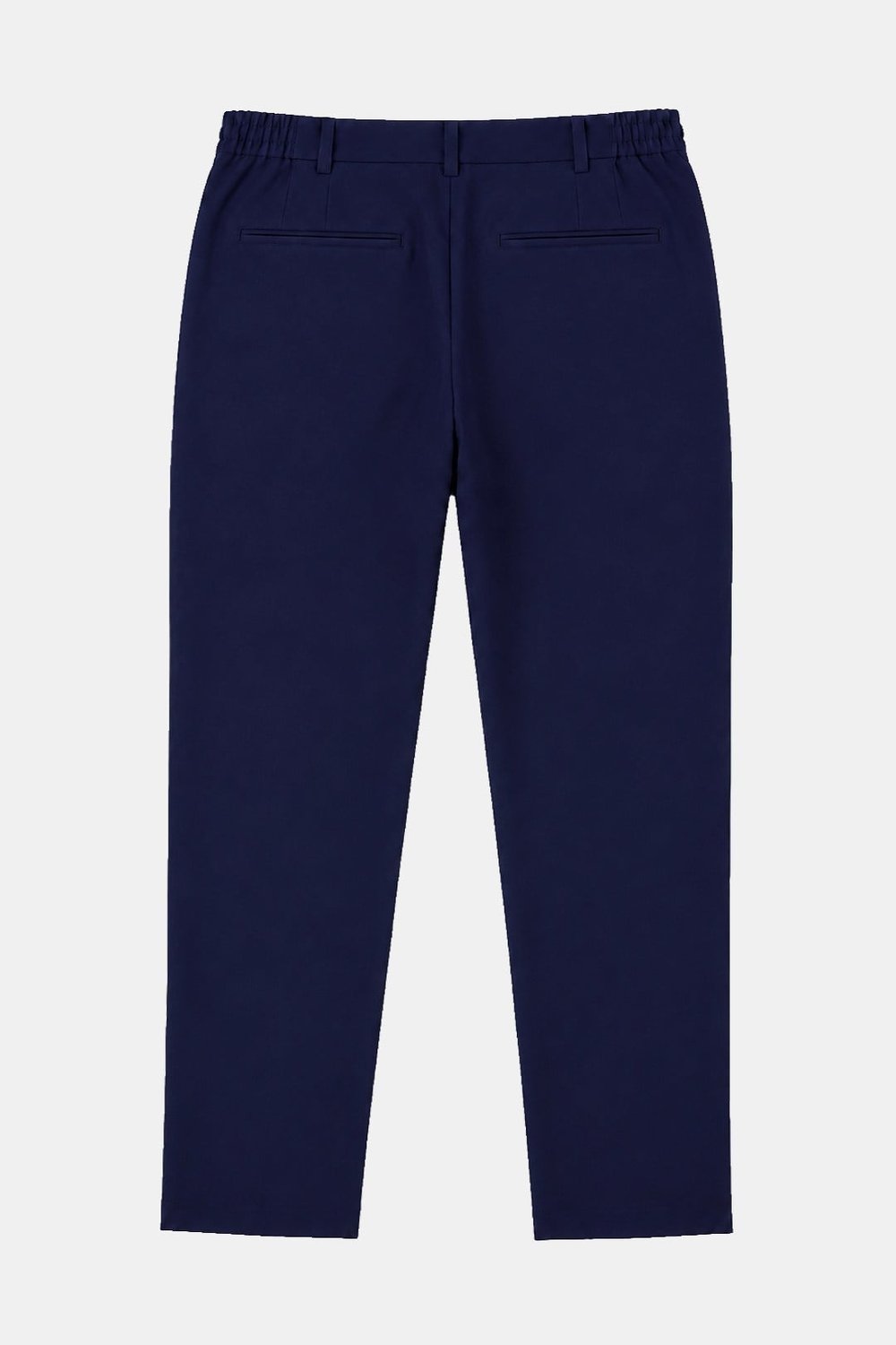 Lacivert Slim Fit Bel Bağcıklı Paraşüt Pantolon