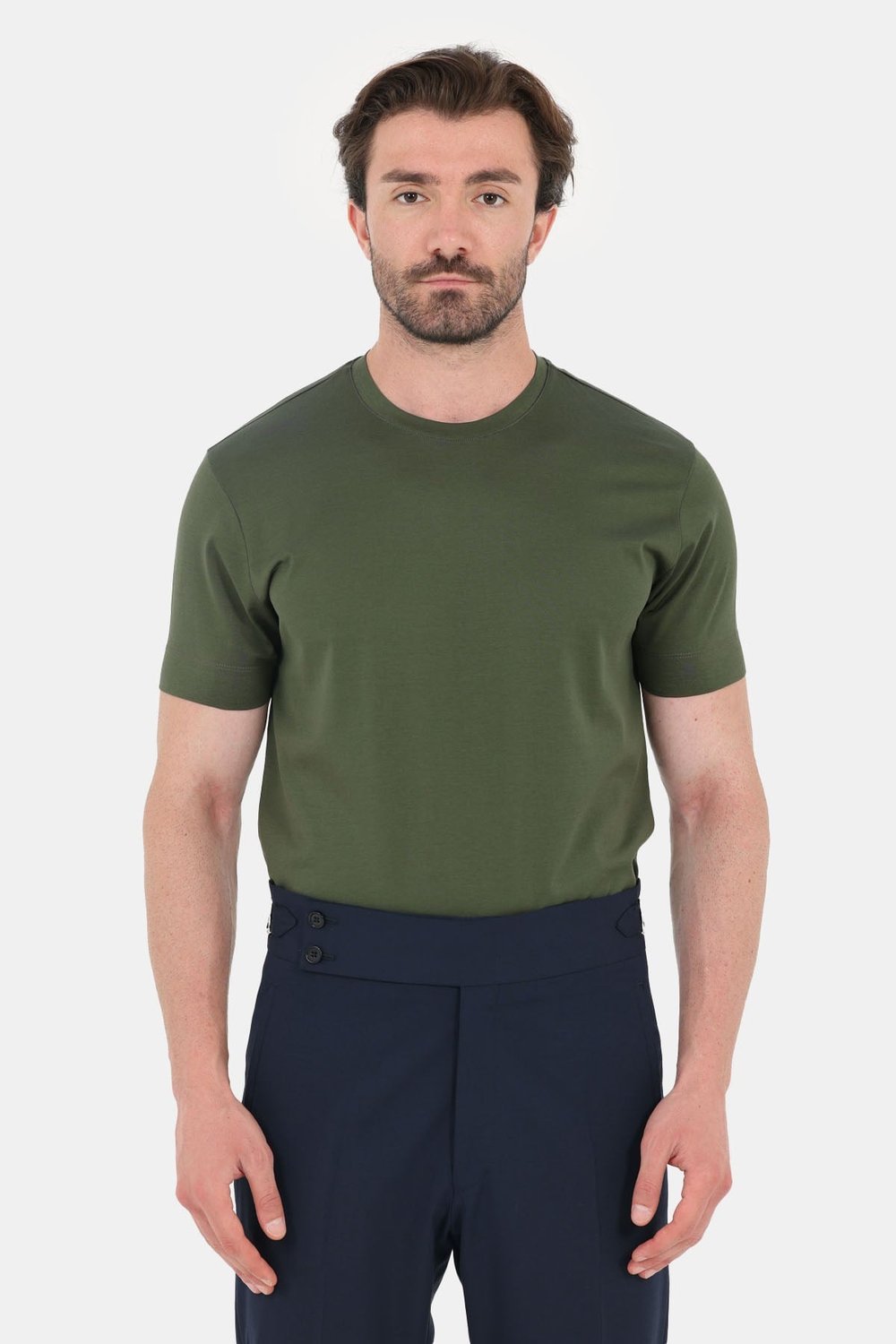 Nefti %100 Pamuk Regular Fit Bisiklet Yaka Basic T-shirt
