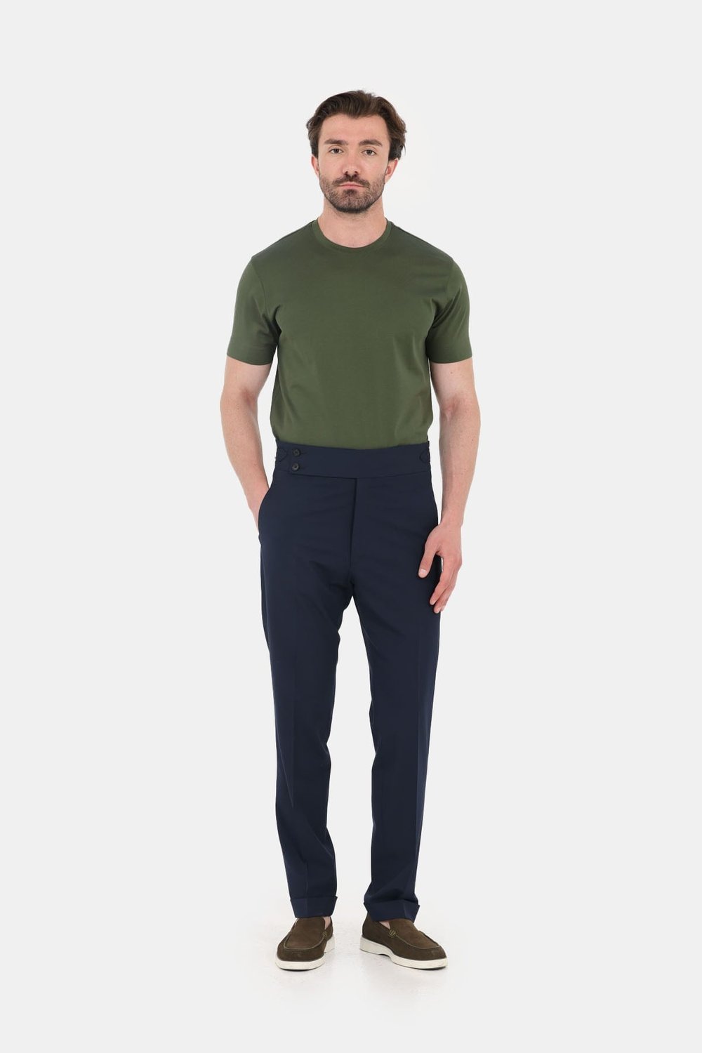 Nefti %100 Pamuk Regular Fit Bisiklet Yaka Basic T-shirt