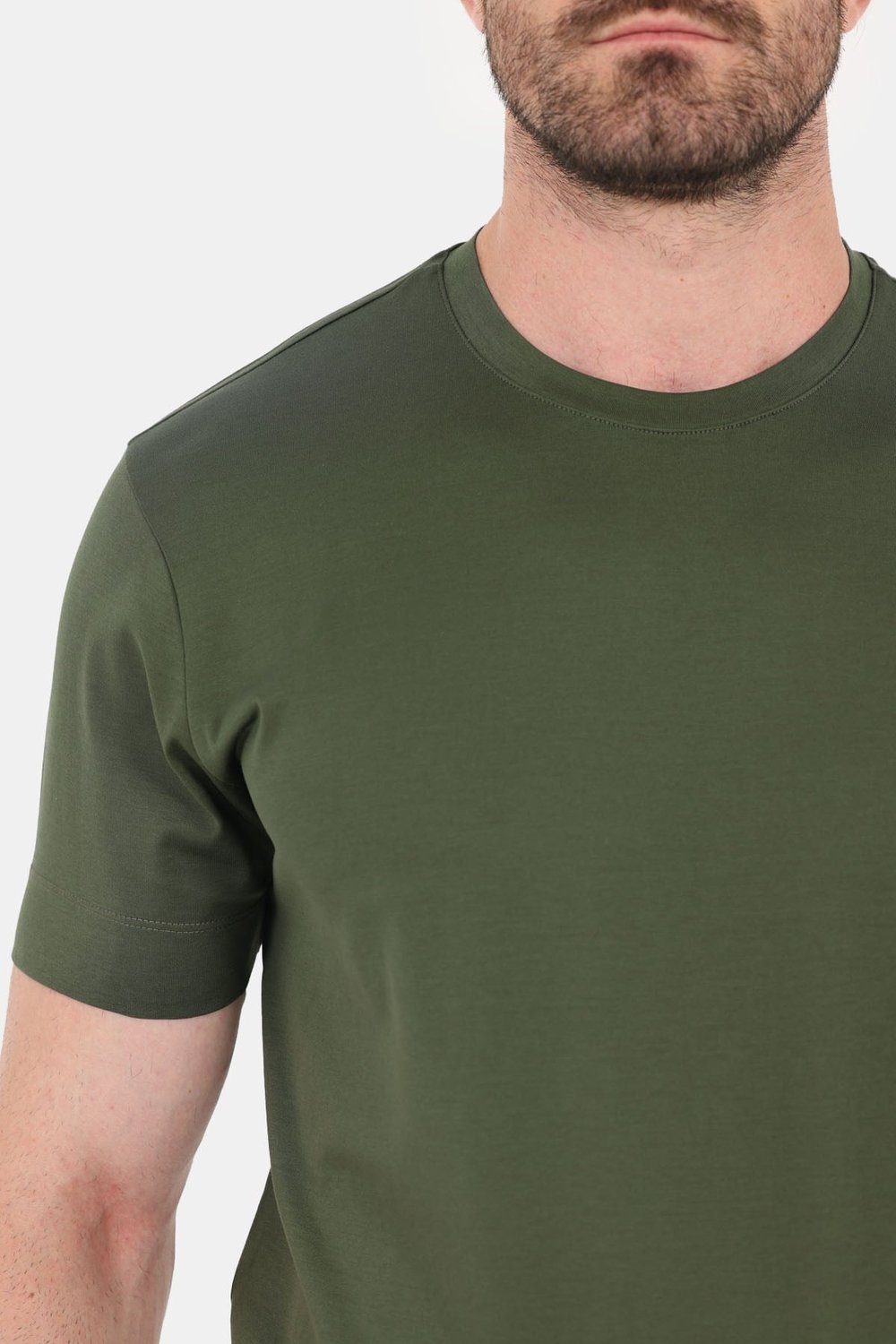 Nefti %100 Pamuk Regular Fit Bisiklet Yaka Basic T-shirt