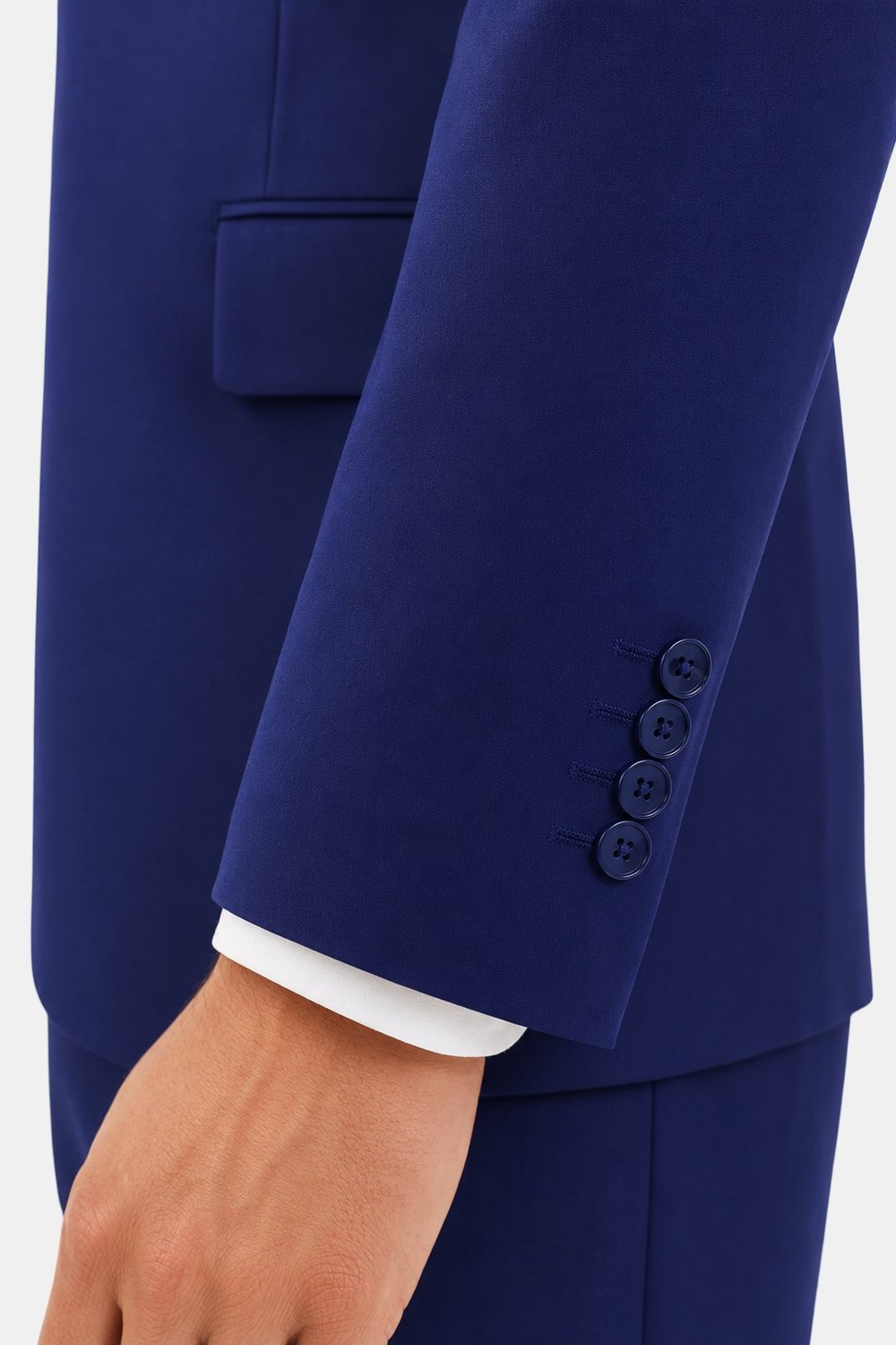 Parlement Slim Fit Düz Paça 6 Drop Mono Yaka Klasik Takım Elbise