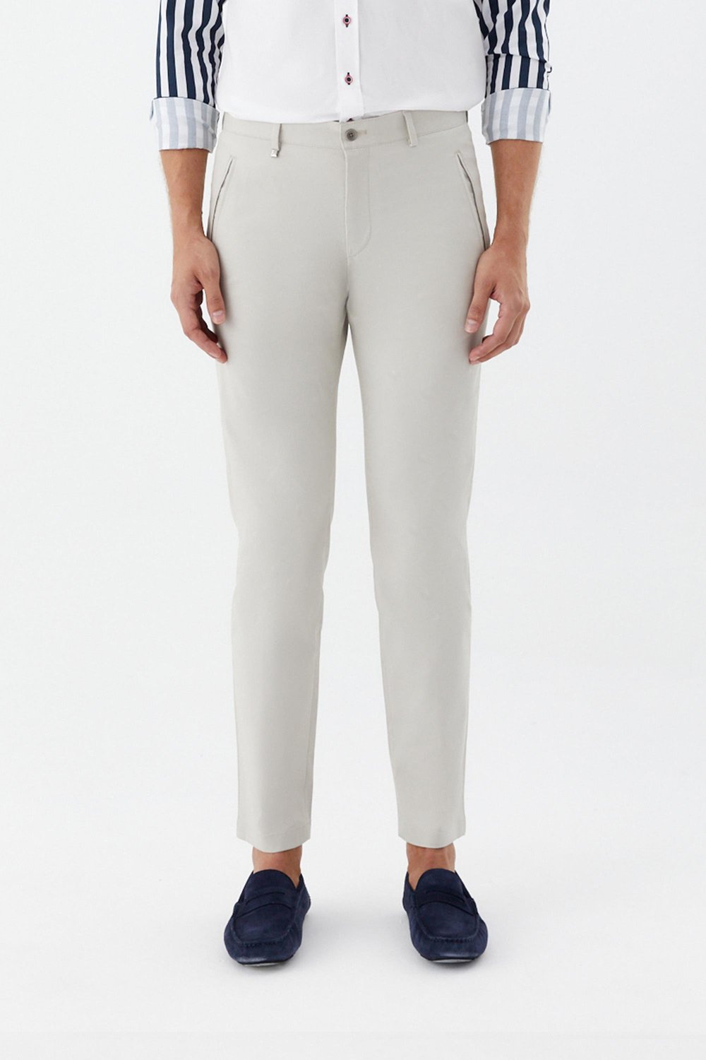 Regular Fit Klasik Erkek Pantolon Taş