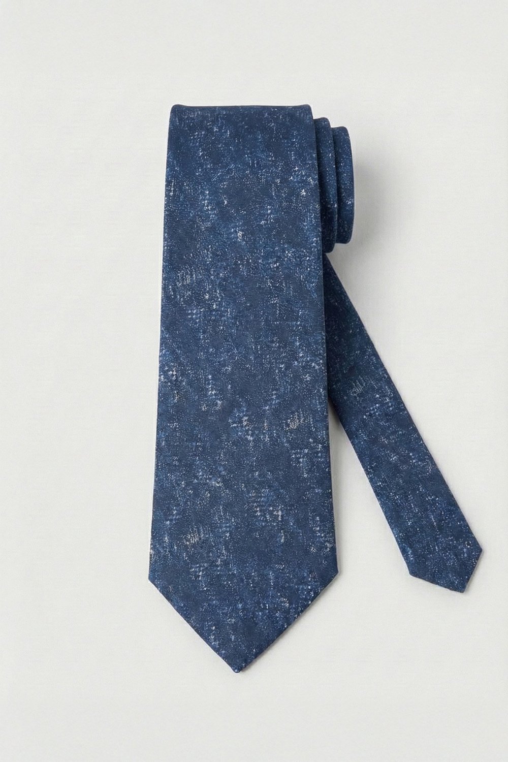 Sabri Özel Mavi %100 Mikrofiber Erkek Kravat