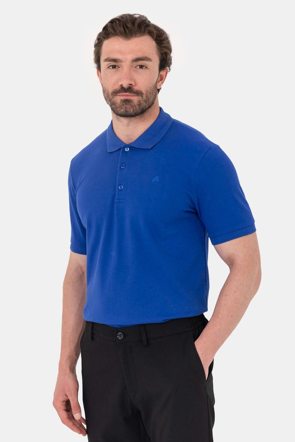 Saks %100 Pamuk Regular Fit Klasik Polo Yaka T-shirt