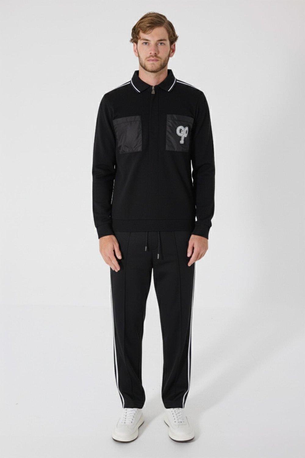 Giotelli Erkek Siyah Premium Eşofman Takımı