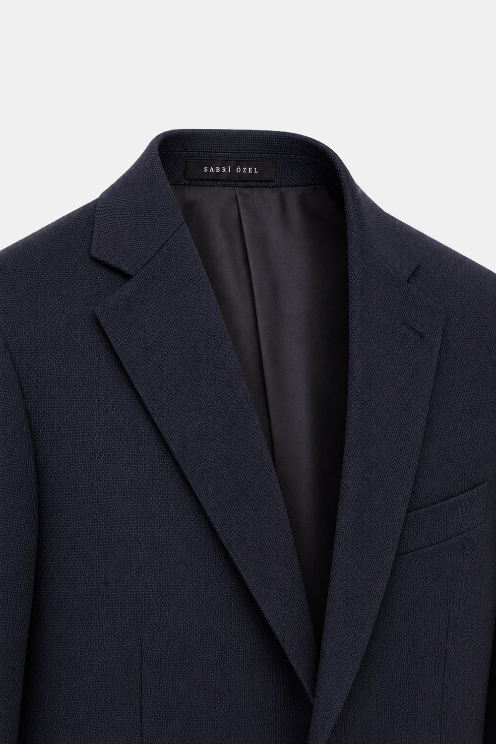 Siyah Slim Fit Normal Bel 6 Drop Mono Yaka Takım Elbise