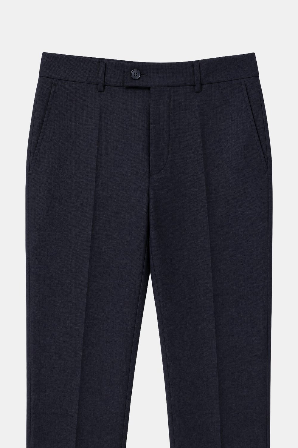 Siyah Slim Fit Normal Bel 6 Drop Mono Yaka Takım Elbise