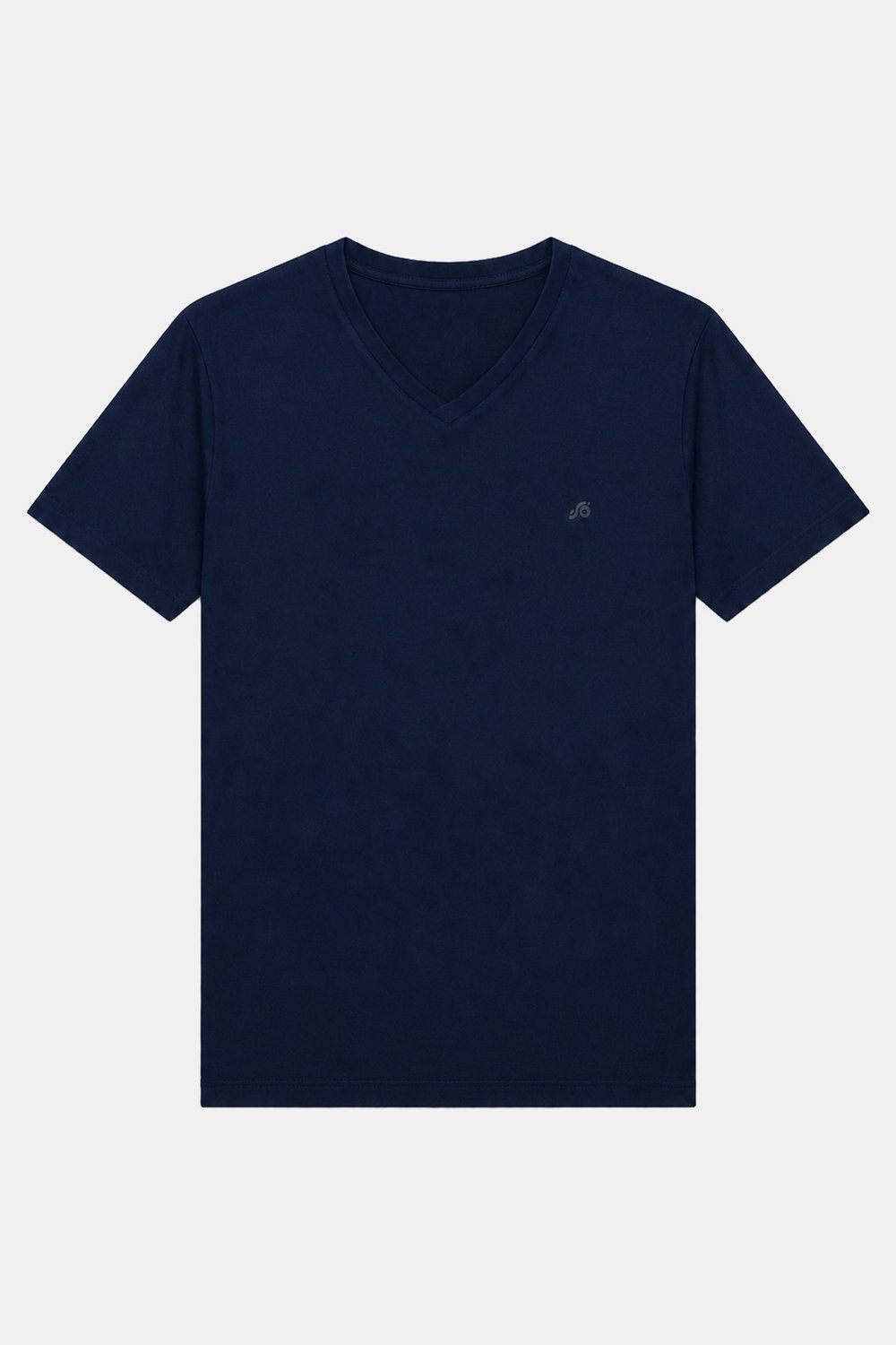 T-Shirt V Yaka Lacivert