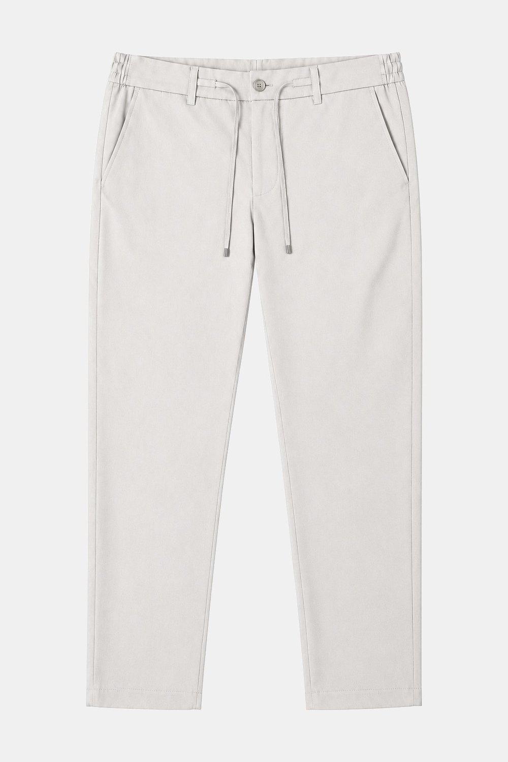Taş Dokulu Arka Lastikli Köprü Kemerli Bağcıklı Slim Fit Jogger Pantolon