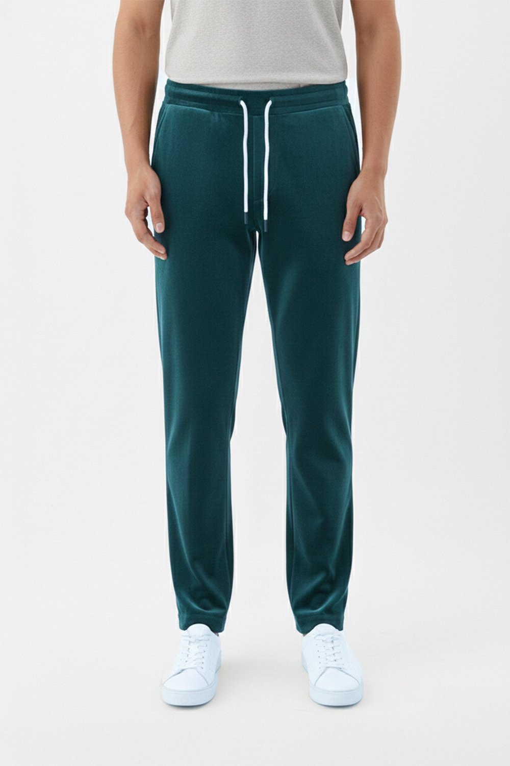 Giotelli Yeşil Regular Fit Pamuk Karışımlı Jogger Erkek Eşofman Altı