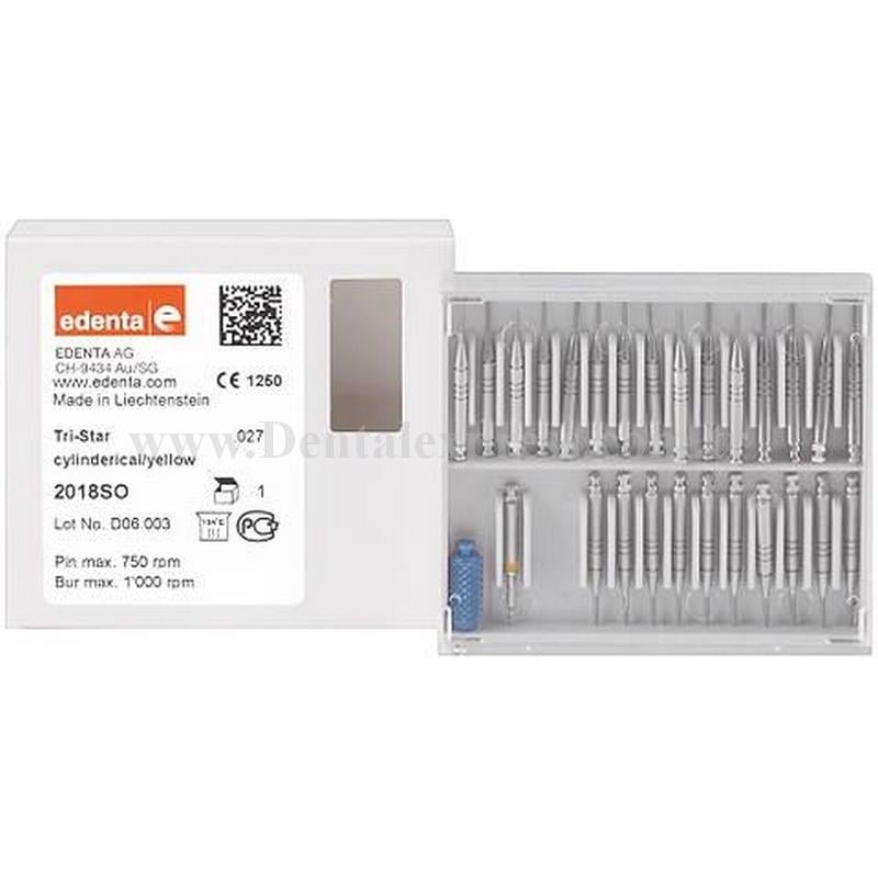 Edenta Tri-Star Dentin Pimi 25 lik + 1 Drill