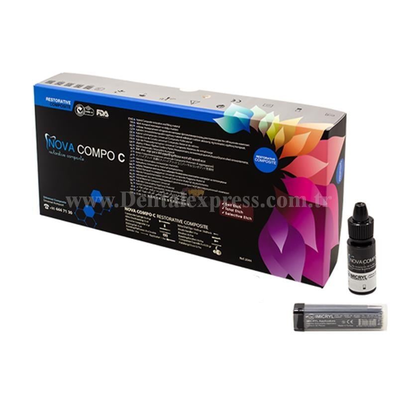 Imicryl Nova Compo C Nanohibrit Üniversal Kompozit 8li Set