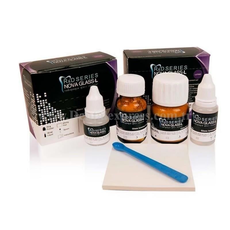 Imicryl Nova Glass BF Radyopak Cam İyonomer Kaide Simanı 15 g Toz