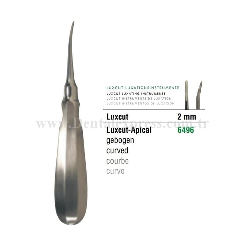 Kohler Eğri Lüxatör Elevatör LUXCUT 2mm – 6496
